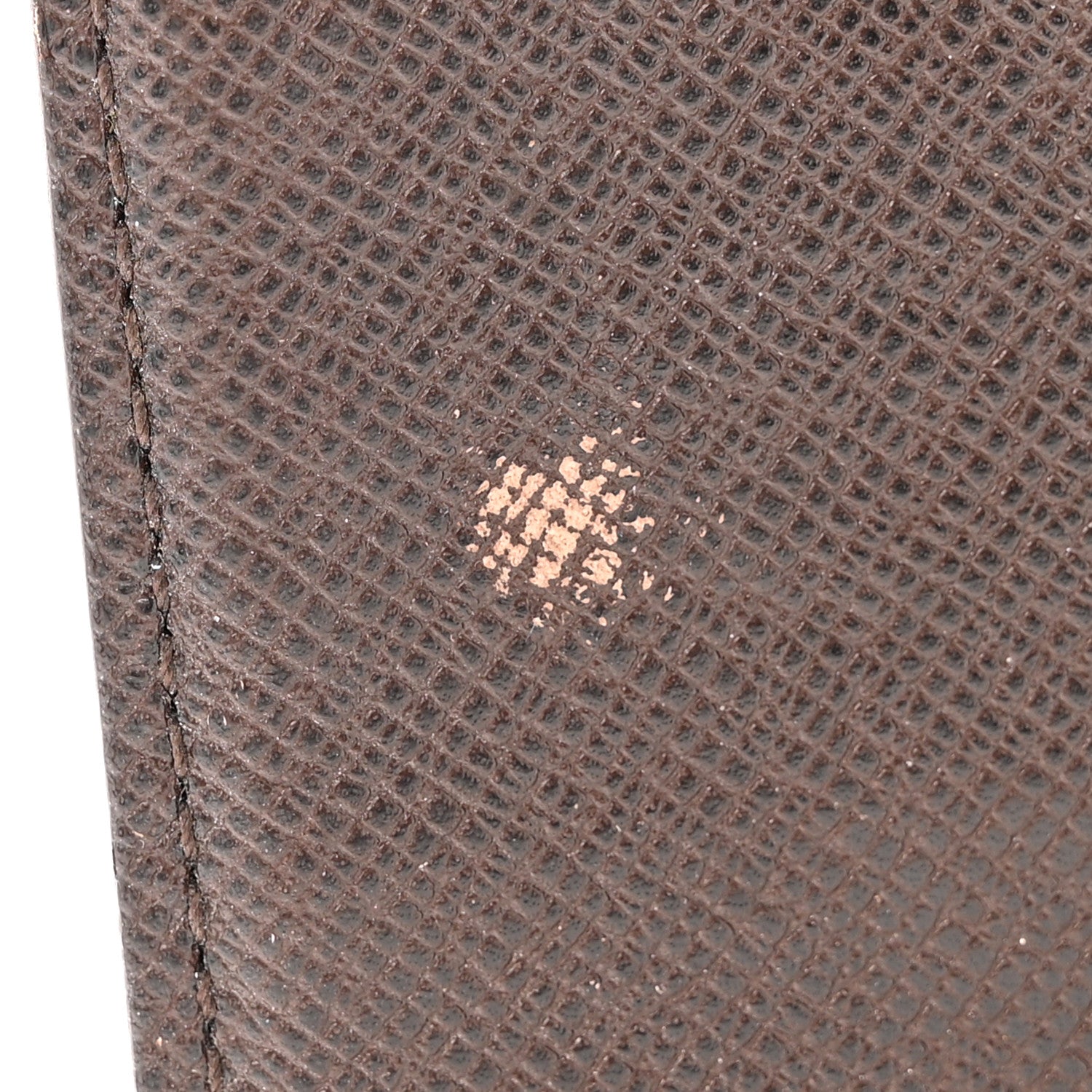 Louis Vuitton Damier Ebene Checkbook Cover Wallet 9 of 9