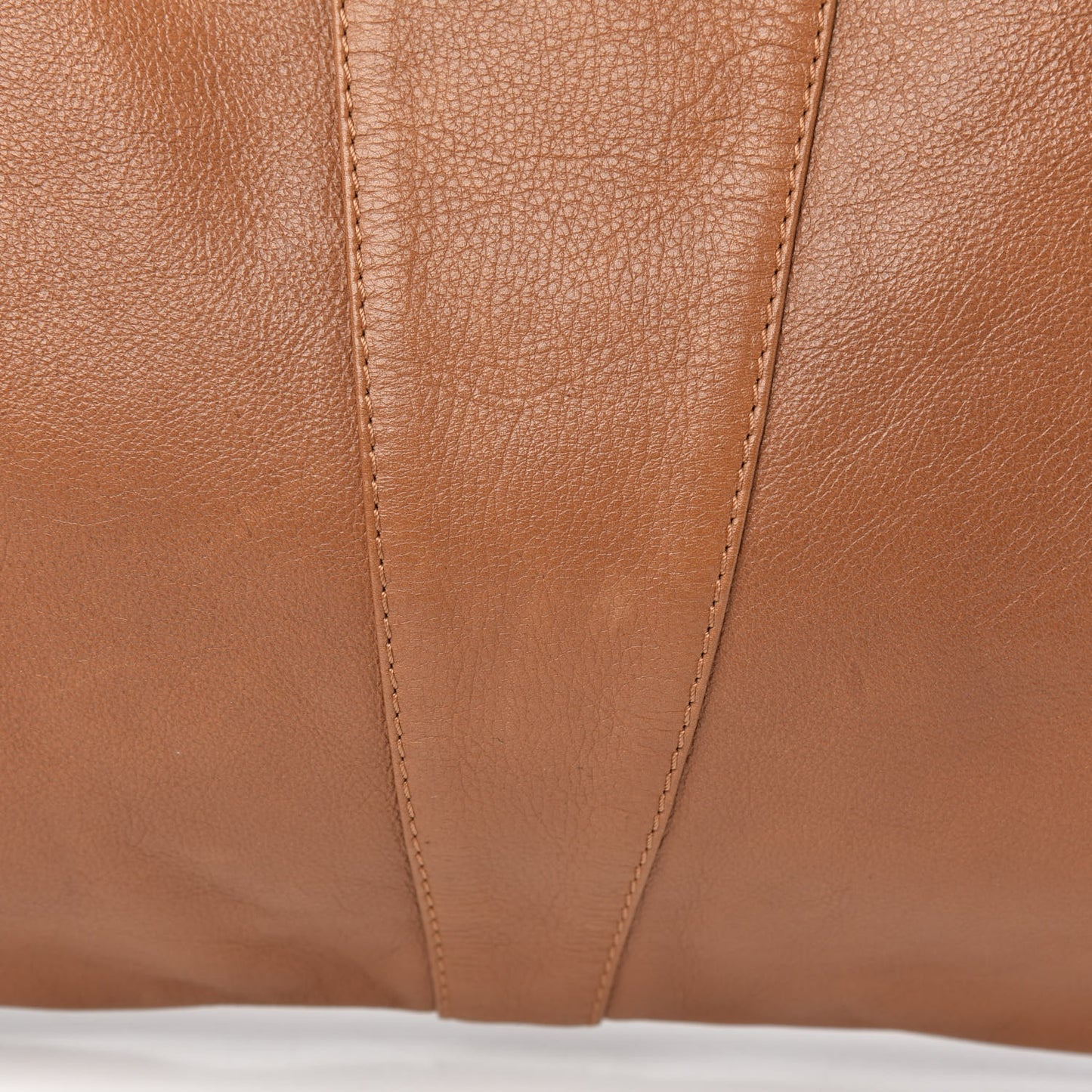 Calfskin Large Devil Trapezio Tote Tan