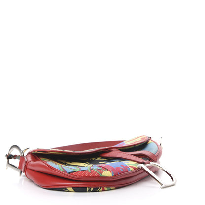 Christian Dior Canvas Bob Marley Saddle Bag Multicolor 3 of 16