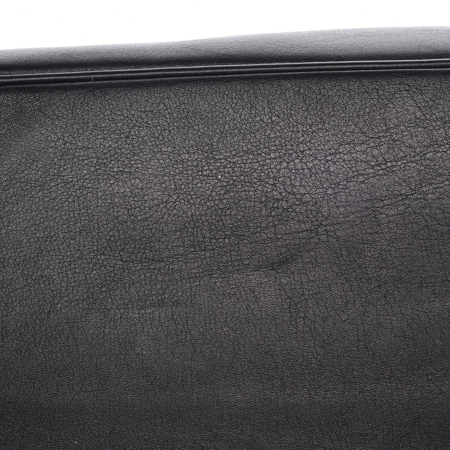 Lux Calfskin Large Convertible Top Handle Tote Black