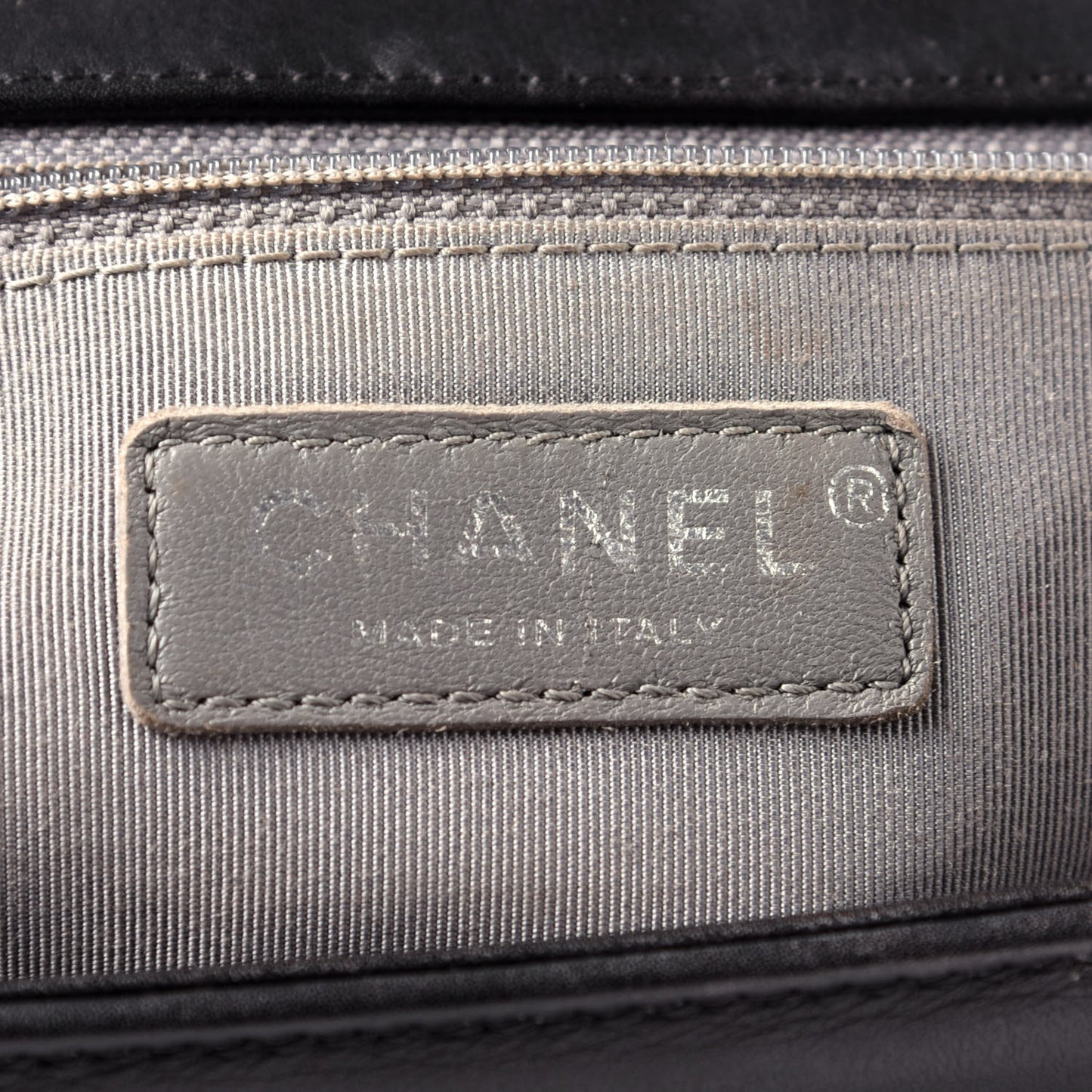Calfskin Quilted New Medium Boy Flap Black