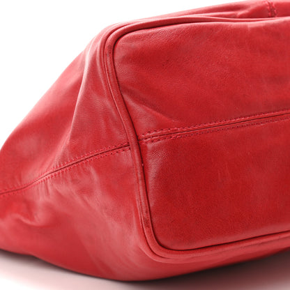 Fendi Nappa Hobo Red 5 of 9