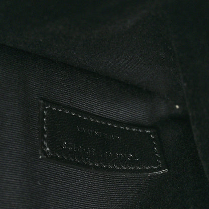 Saint Laurent Grain De Poudre Uptown Pouch Dark Beige 6 of 9