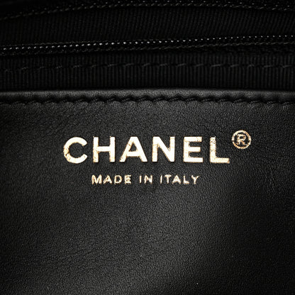 Chanel Tweed Quilted Mini Rectangular Pearl Crush Flap Black 6 of 11