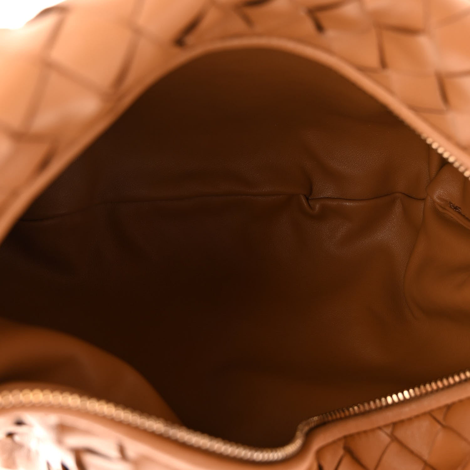 Bottega Veneta Nappa Intrecciato Teen Jodie Hobo Caramel 5 of 9