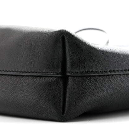 Saint Laurent Lambskin Pochon Shoulder Bag Black 10 of 11