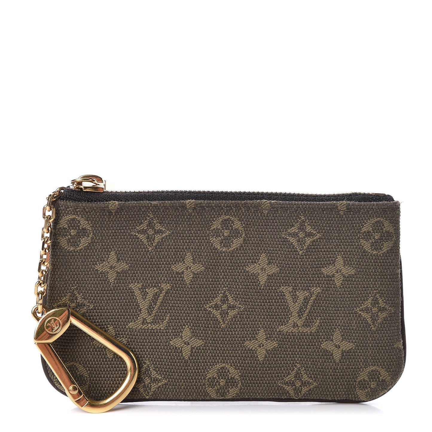 Mini Monogram Key Pouch Kaki