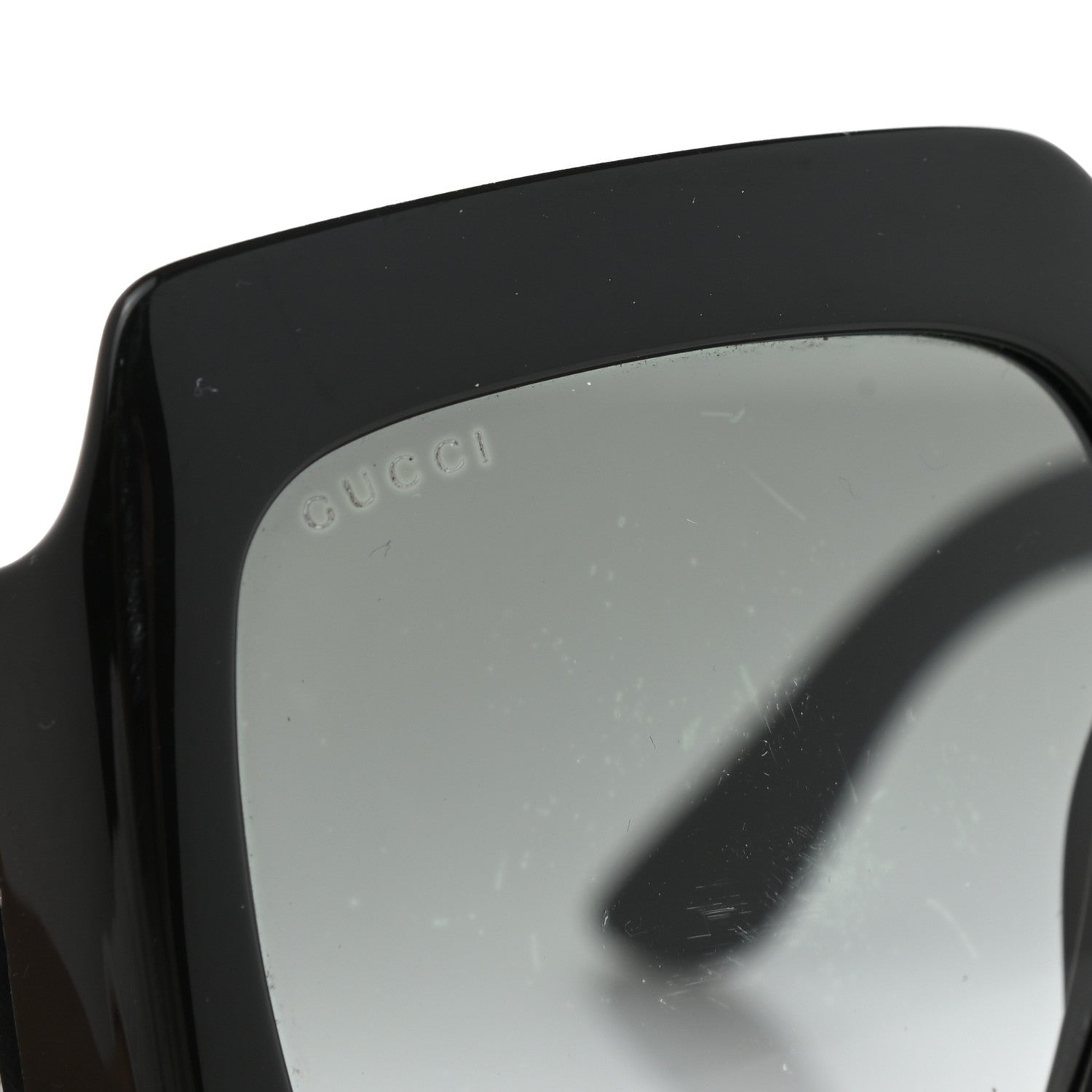 Gucci Acetate Square Frame Sunglasses GG0053S Black 7 of 8