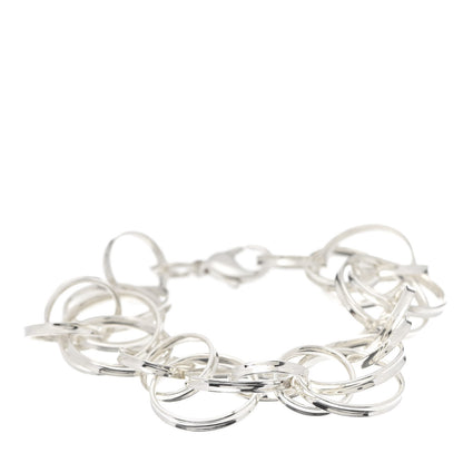 Tiffany Sterling Silver 1837 Interlocking Circles Bracelet 1 of 7