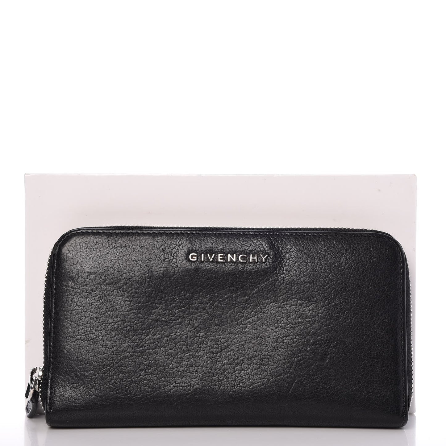 Sugar Goatskin Pandora Zip Around Wallet Black