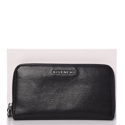 Givenchy Sugar Goatskin Pandora Zip Around Wallet Black 7 of 7