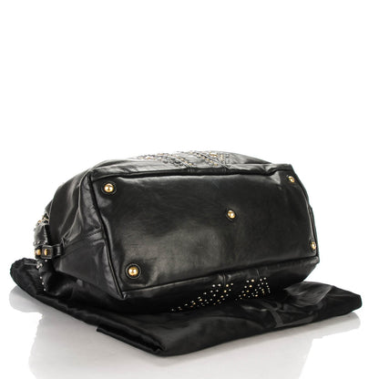 Saint Laurent Calfskin Studded Sac Y Rock Black 4 of 12