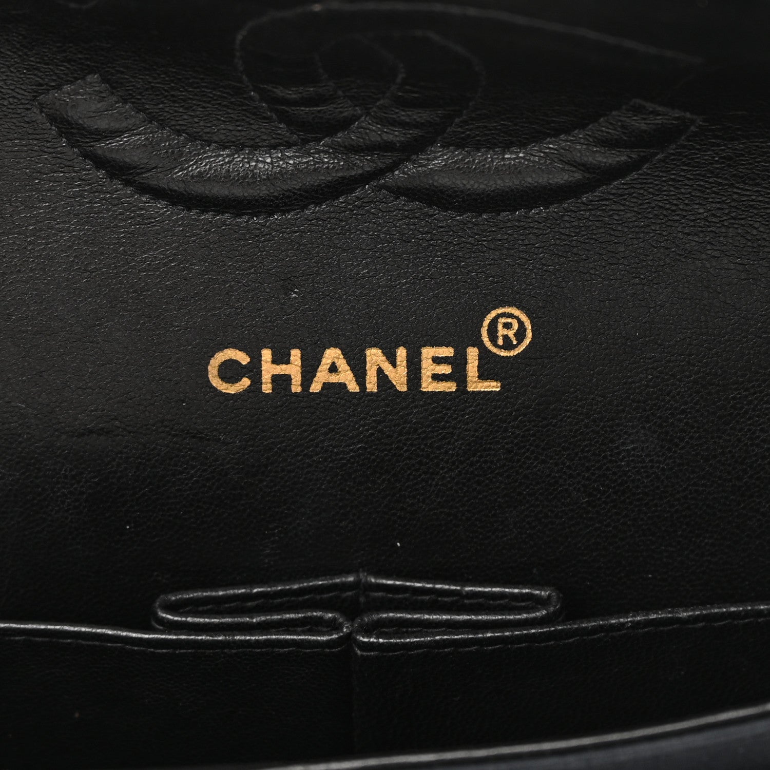 Chanel Satin Quilted Medium Double Flap Black 6 of 18