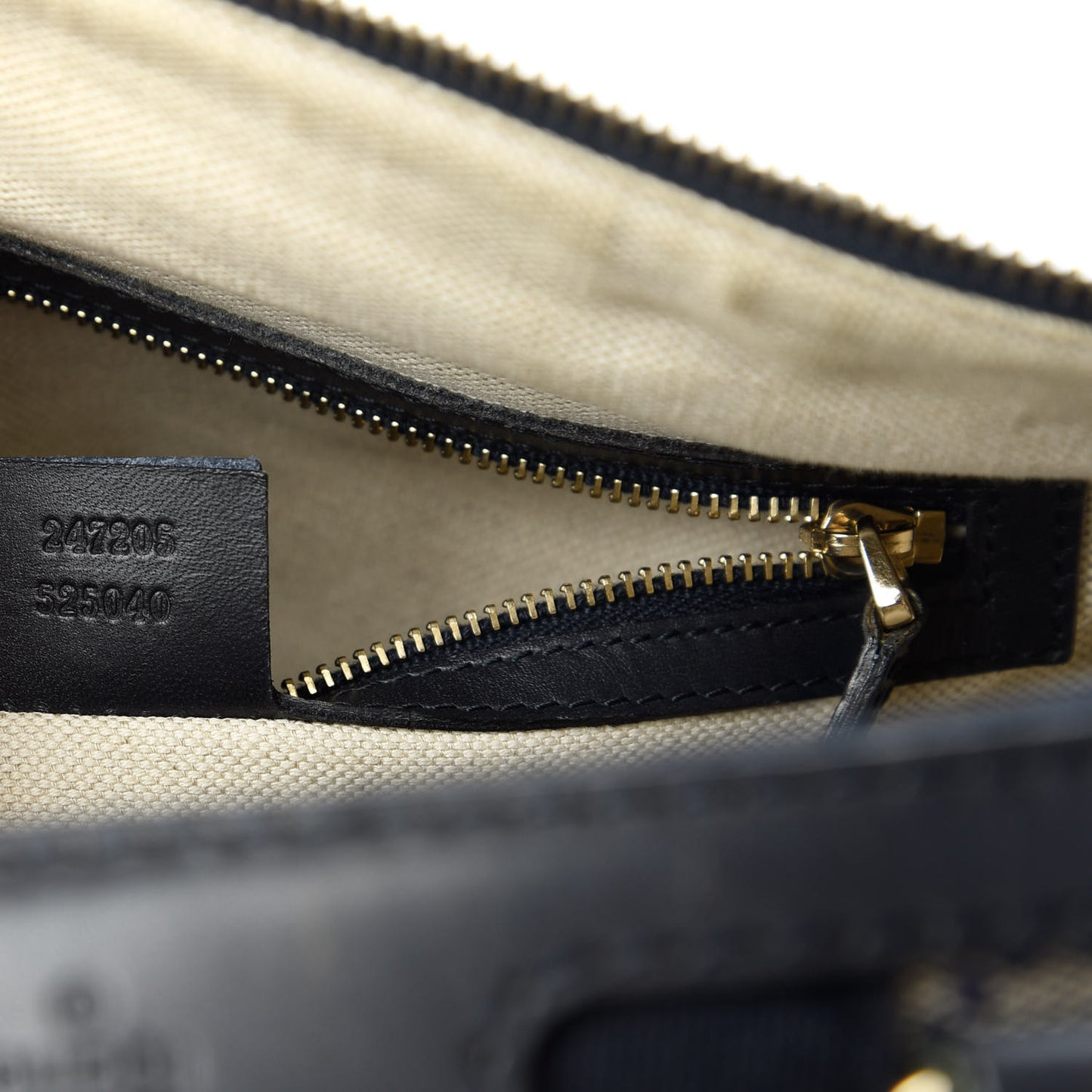 Monogram Selleria Calfskin Vintage Web Medium Boston Beige Blue