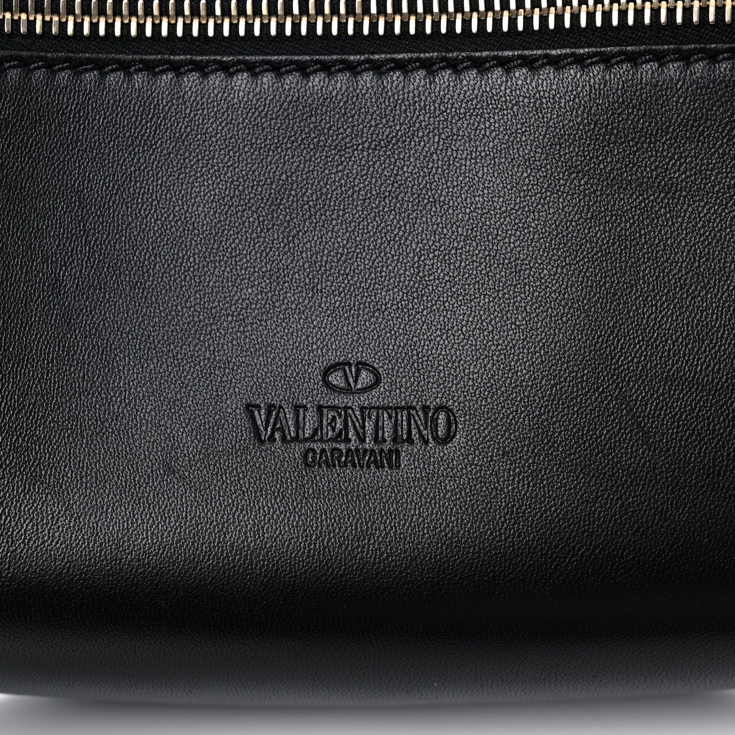 Valentino Garavani Nappa Rockstud Spike Belt Bag 85 Black 9 of 9
