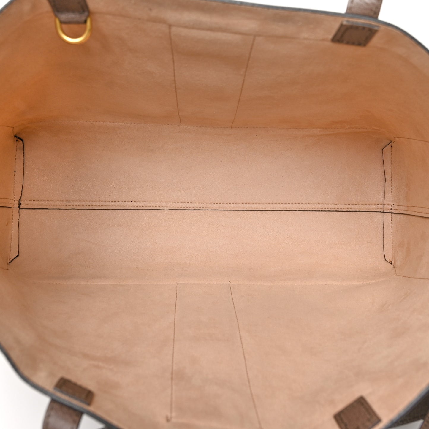 GG Supreme Monogram Web Ophidia Tote Brown