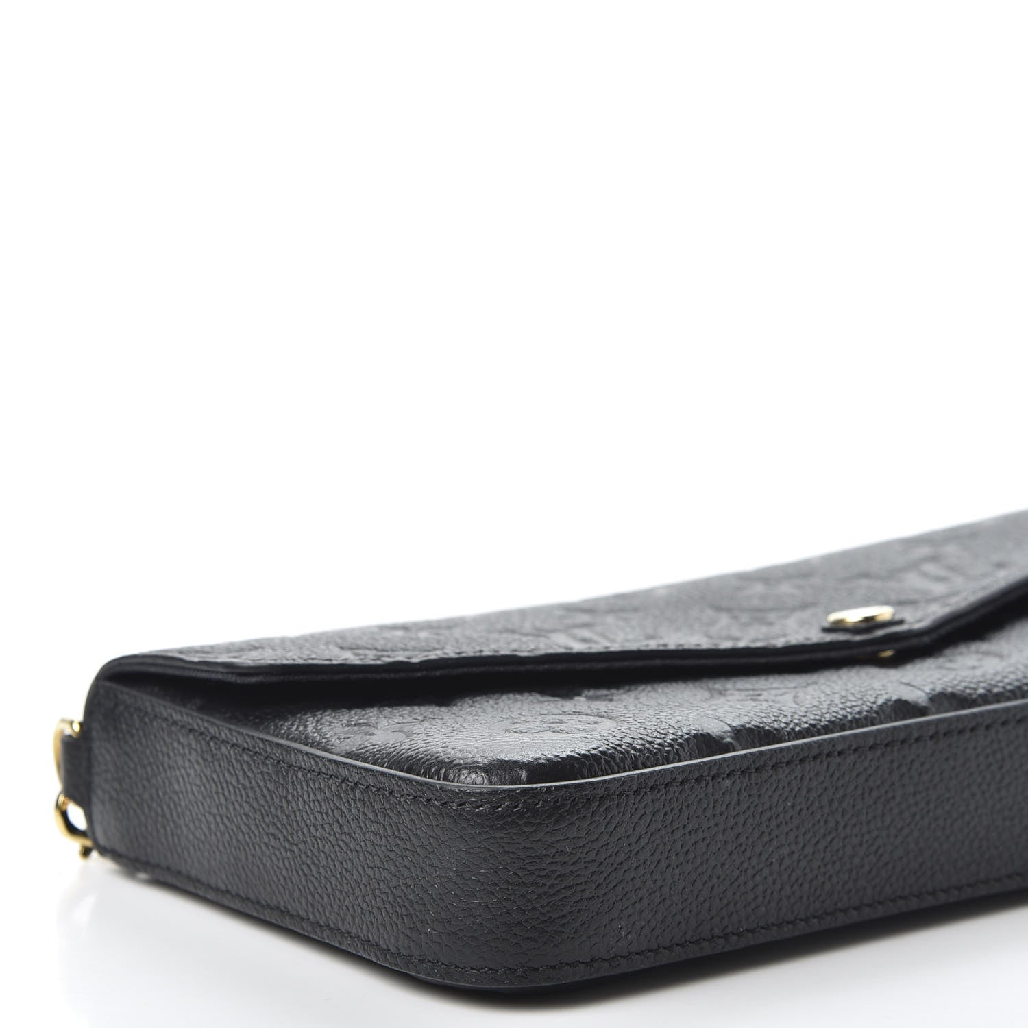 Louis Vuitton Empreinte Pochette Felicie Chain Wallet Black 5 of 9