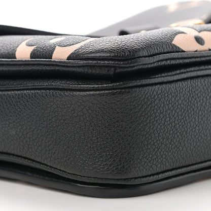 Louis Vuitton Empreinte Monogram Giant Pochette Metis Black Beige 9 of 11