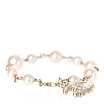 Chanel Pearl CC Bracelet Gold 1 of 6