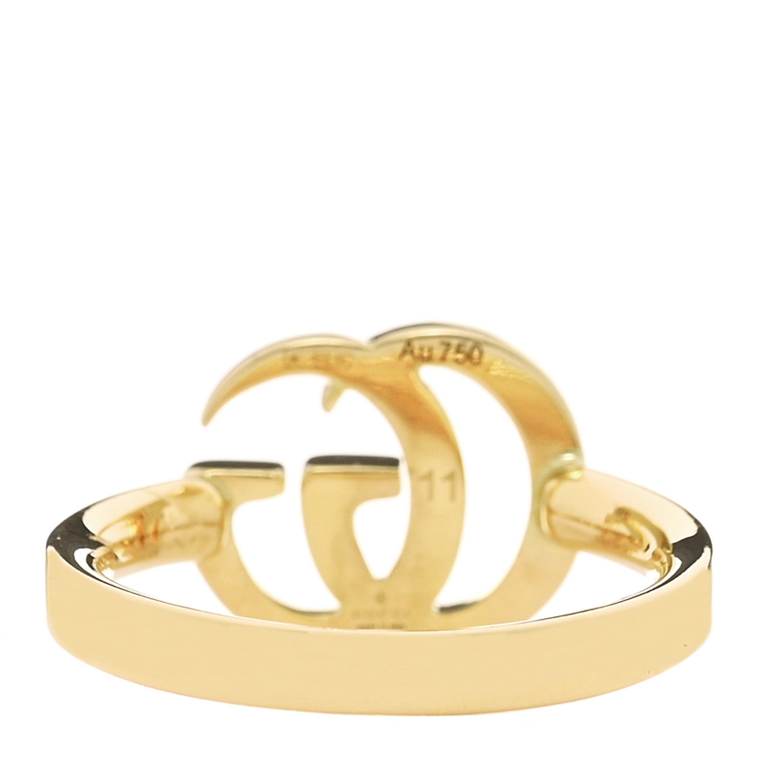 Gucci 18K Yellow Gold Running GG Ring 51 5.75 3 of 5
