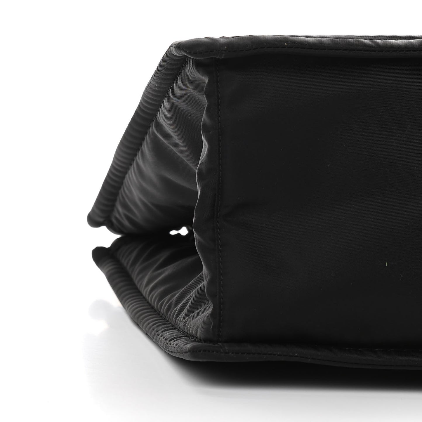 Tessuto Nylon Chain Tote Black