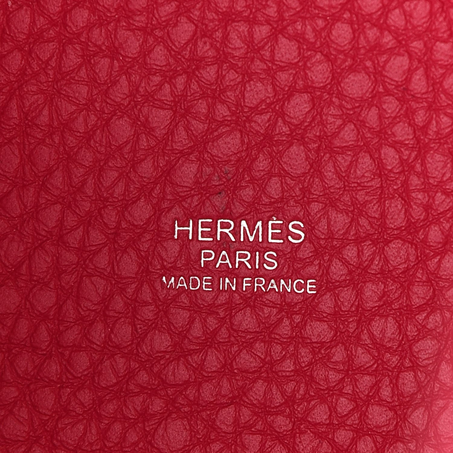 Hermes Taurillon Clemence Swift Eclat Picotin Lock 18 PM Framboise Rouge Sellier 6 of 9
