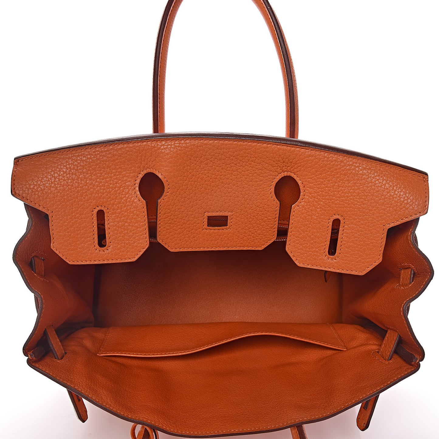 Taurillon Clemence Birkin 30 Orange