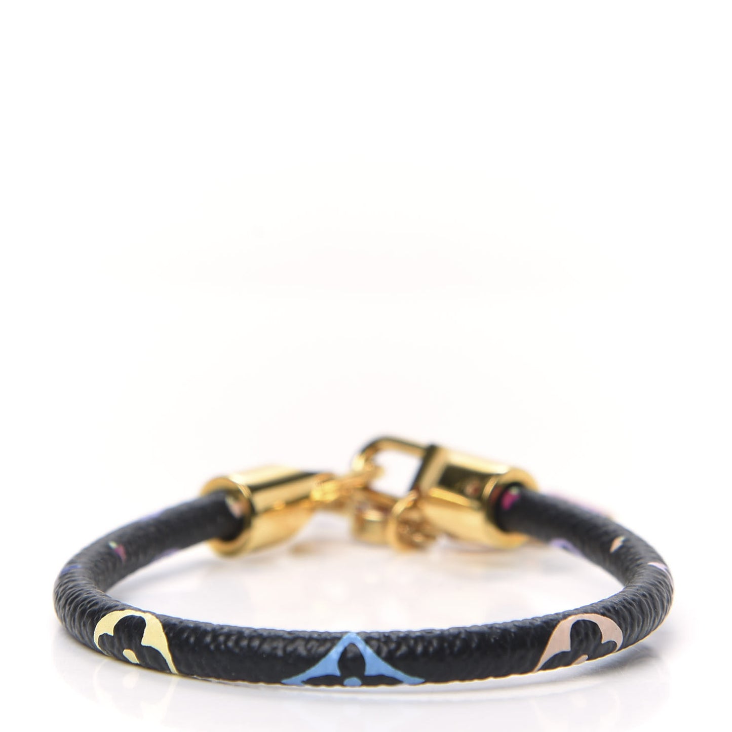 Monogram Multicolor Luck It Bracelet 19 Black