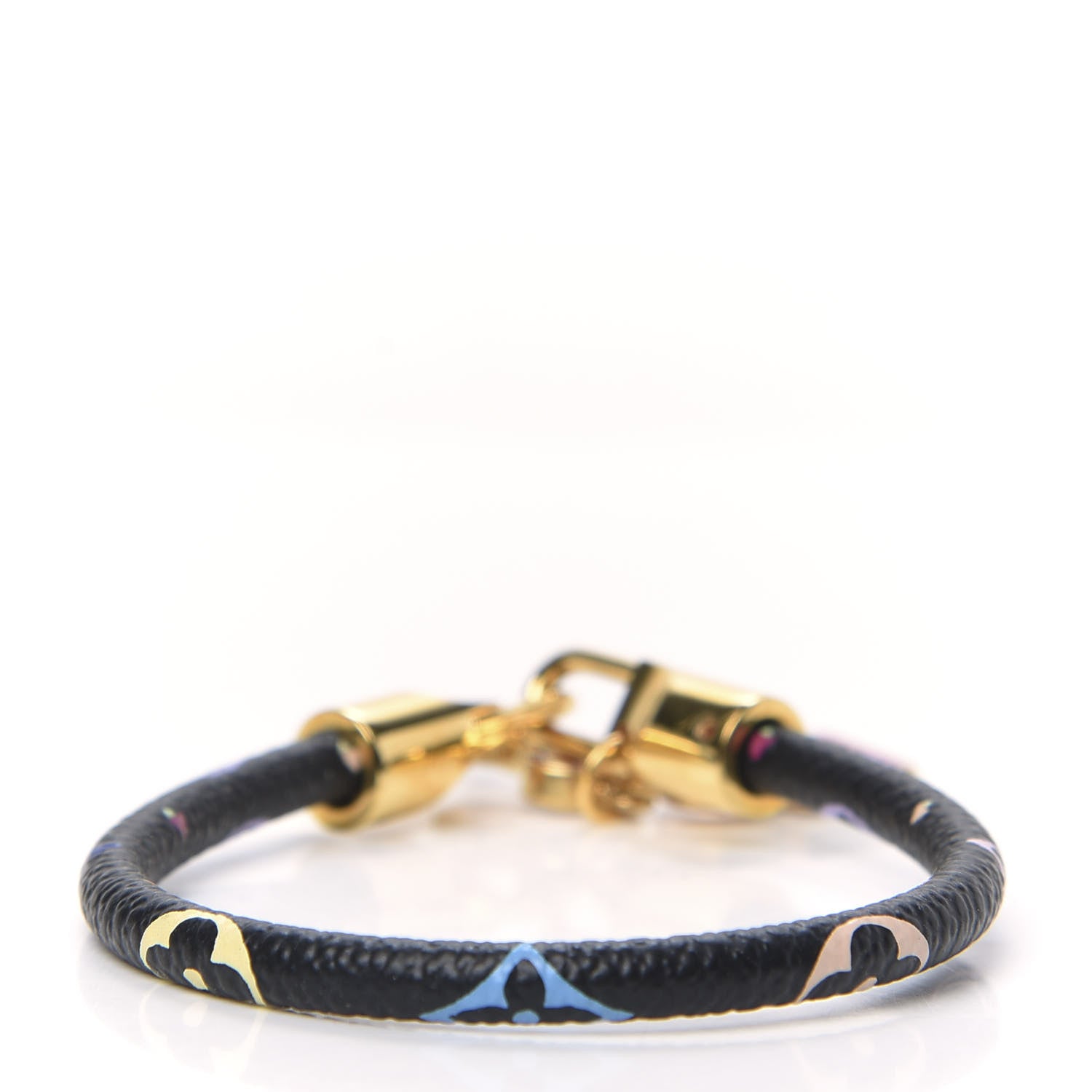 Louis Vuitton Monogram Multicolor Luck It Bracelet 19 Black 3 of 3