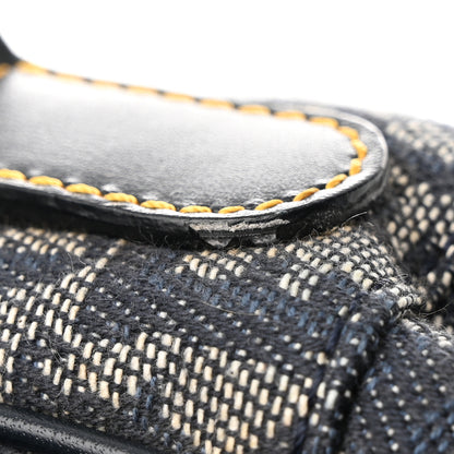 Christian Dior Monogram Saddle Bag Blue 13 of 17