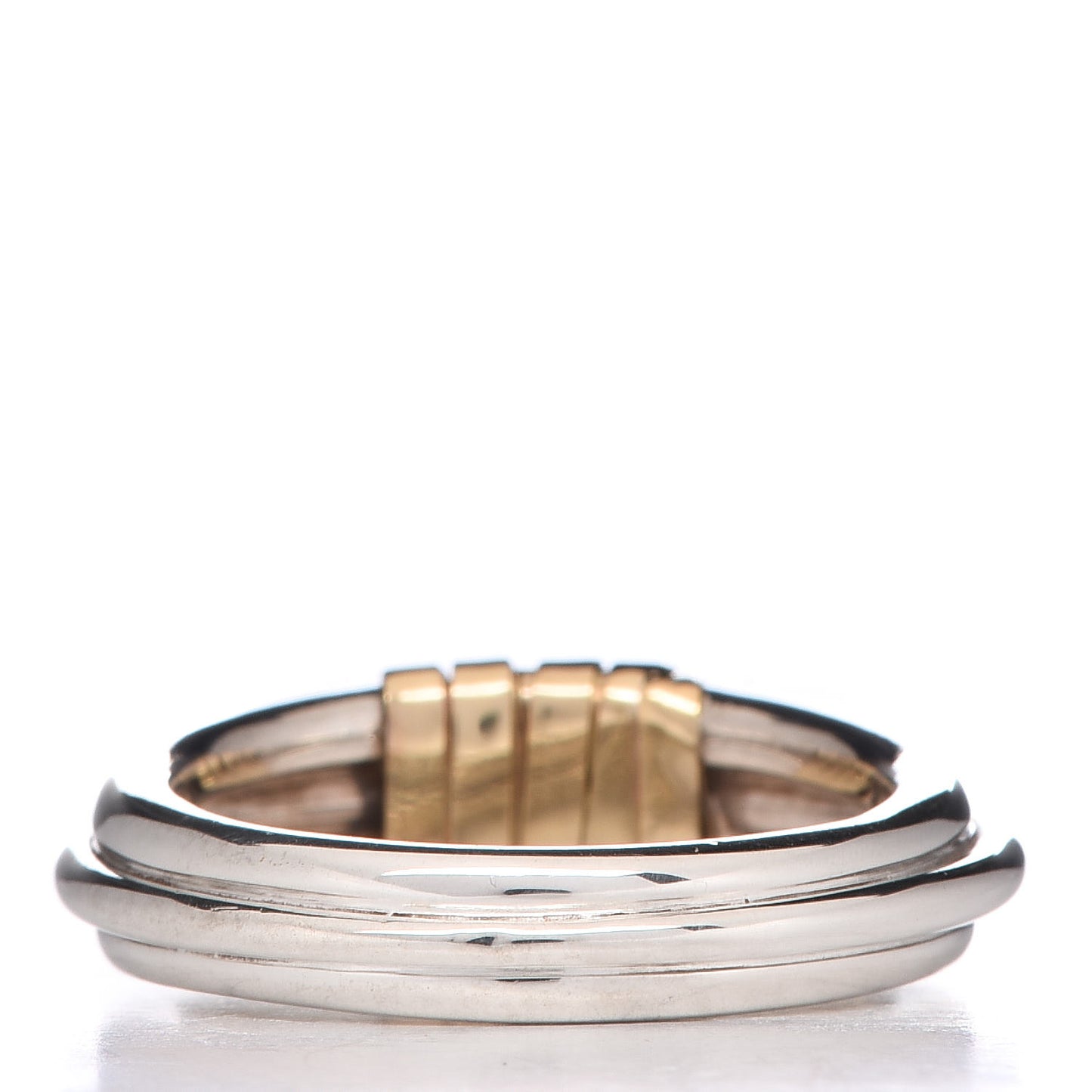 Sterling Silver 18K Yellow Gold Wrap Band Ring 51 5.75