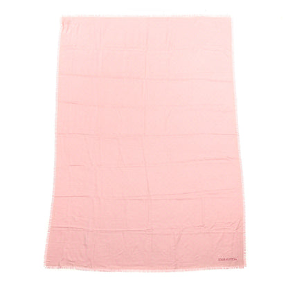 Louis Vuitton Silk Wool Monogram So LV Stole Blush 1 of 3
