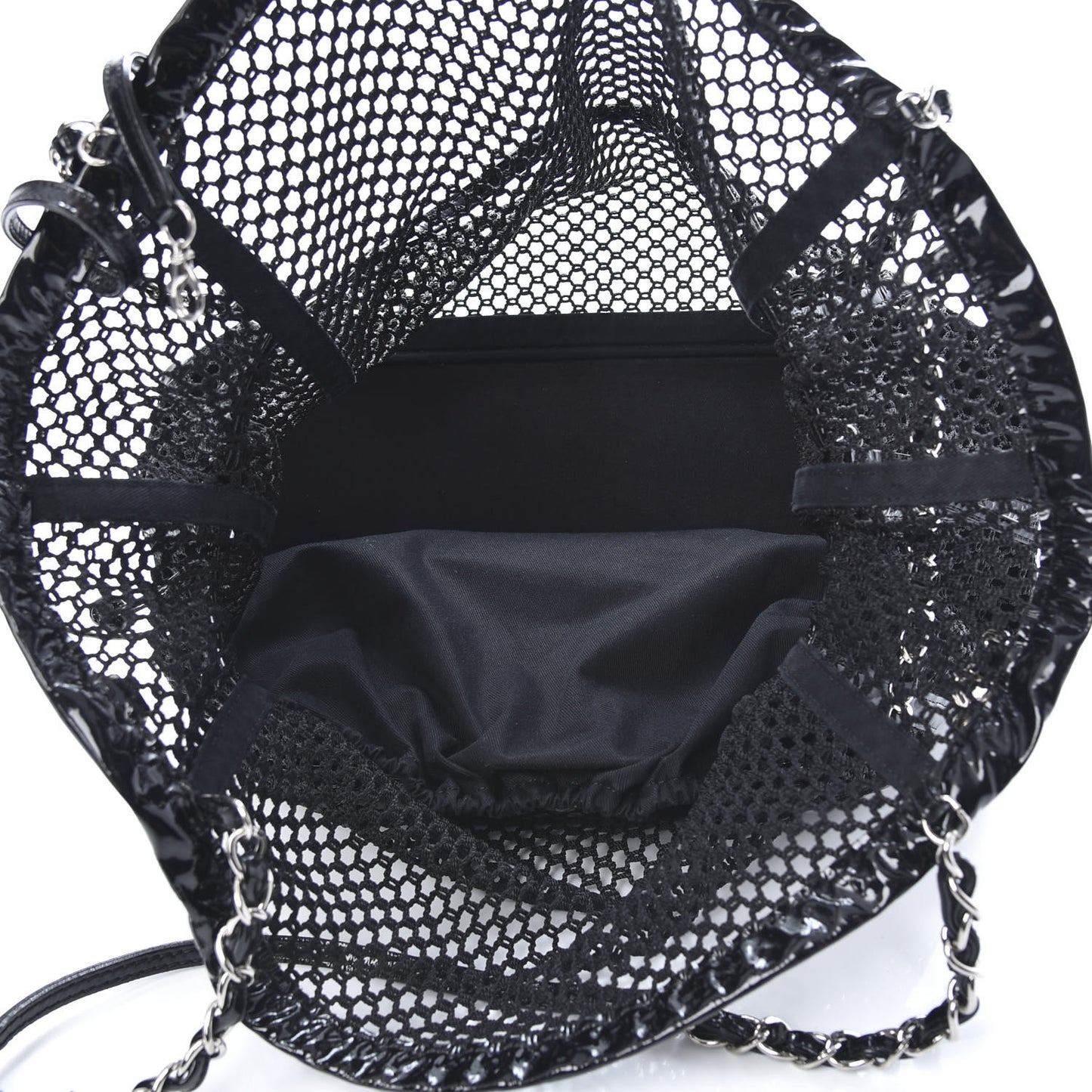 Patent Net Large La Madrague Tote Black
