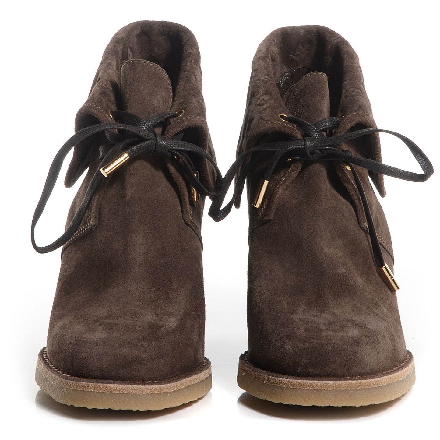 Suede Fauvist Low Boots 36 Brown