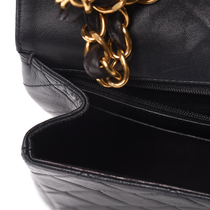 Chanel Lambskin Quilted Jumbo Single Flap Black 14 of 22