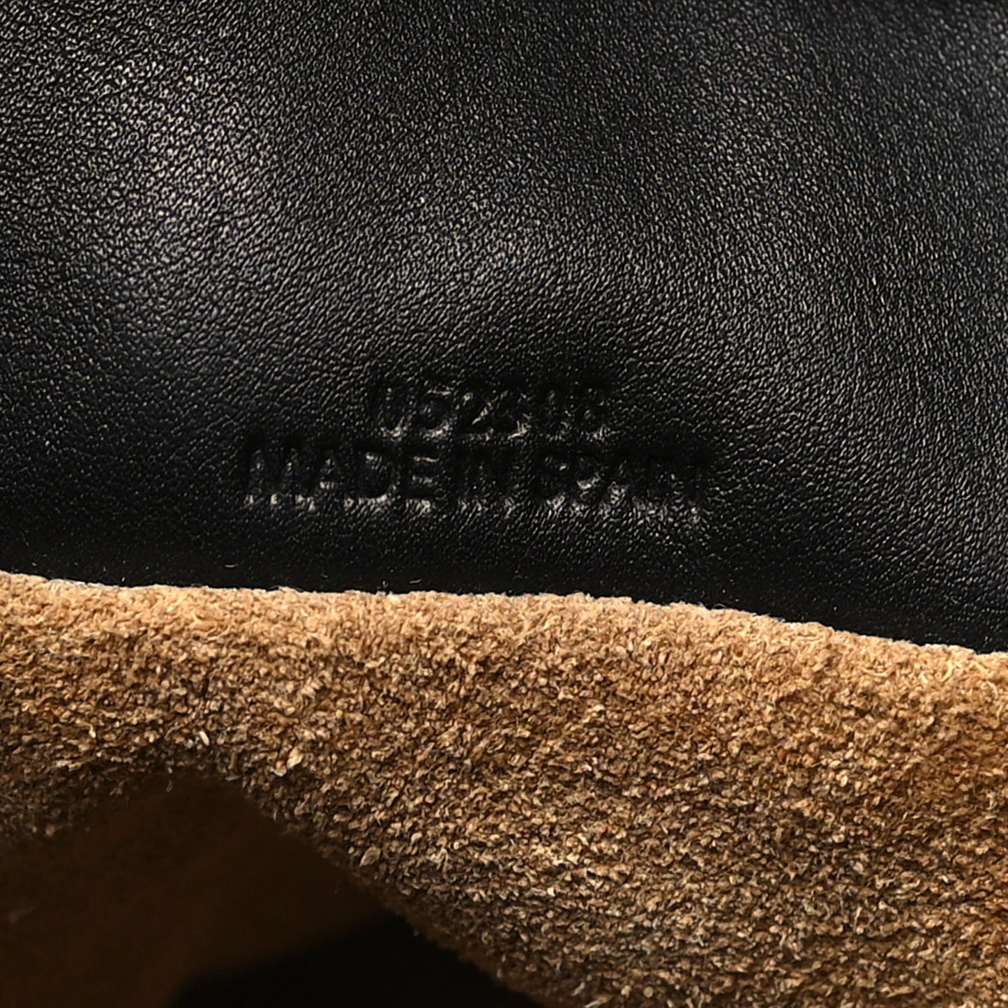 Nappa Medium Flamenco Knot Bag Black