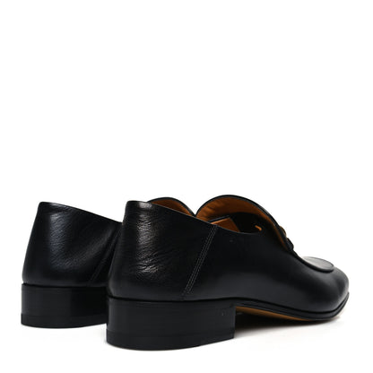 Gucci Goatskin Mens Horsebit Loafers 8 Black 4 of 8
