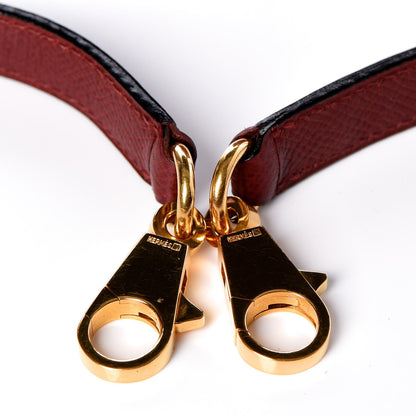Hermes Courchevel Kelly Sellier 32 Rouge H 16 of 39