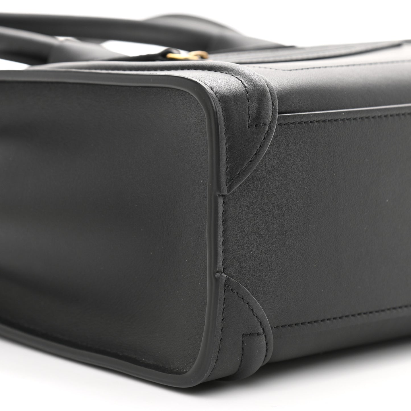 Smooth Calfskin Nano Luggage Black