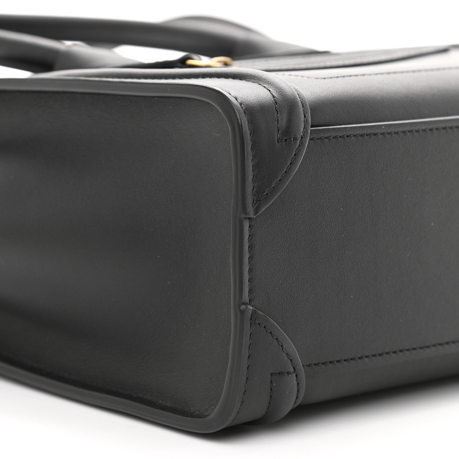 Celine Smooth Calfskin Nano Luggage Black 10 of 12