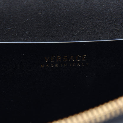 Versace Calfskin Shoulder Bag With Scarf Black 6 of 14