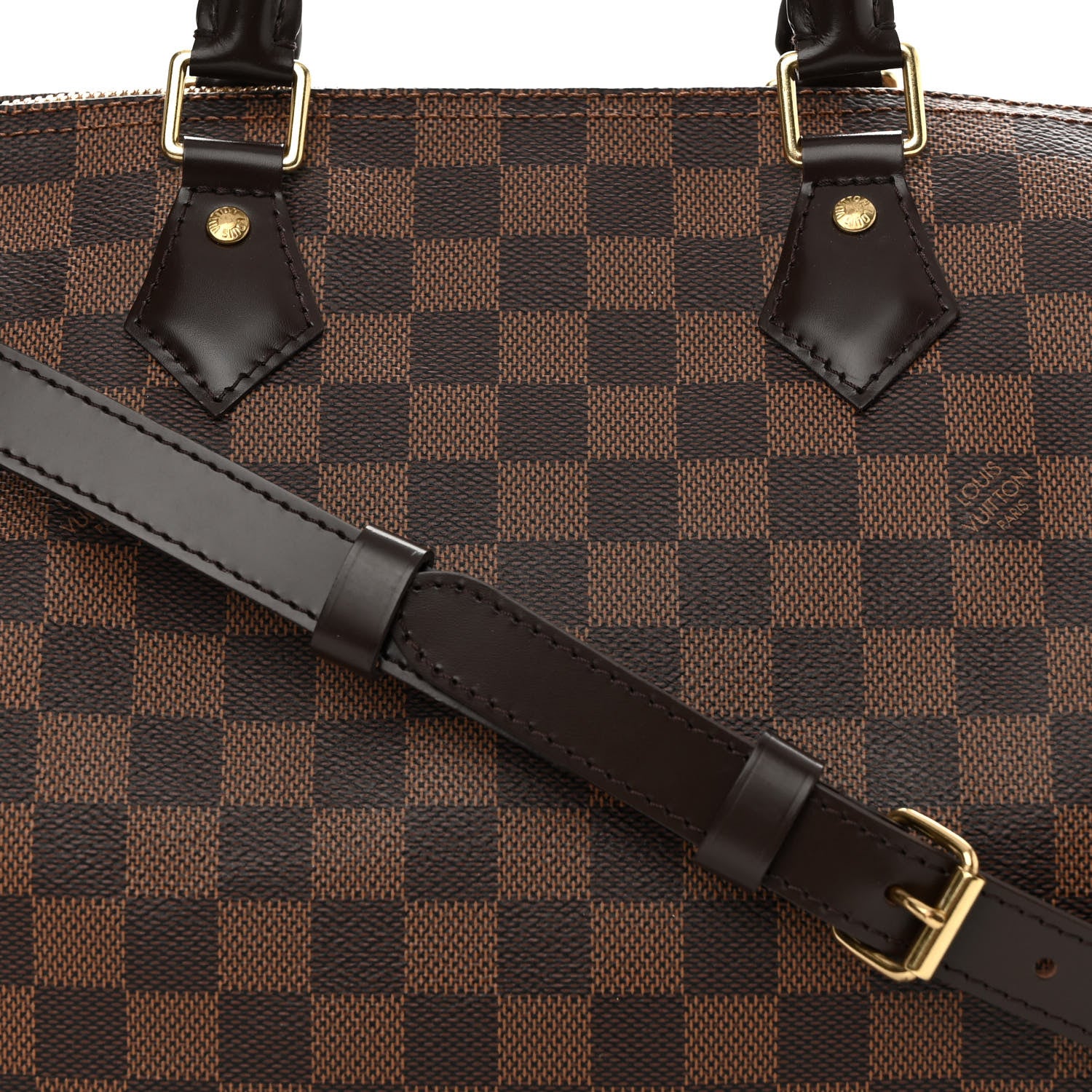 Louis Vuitton Damier Ebene Speedy Bandouliere 30 8 of 11
