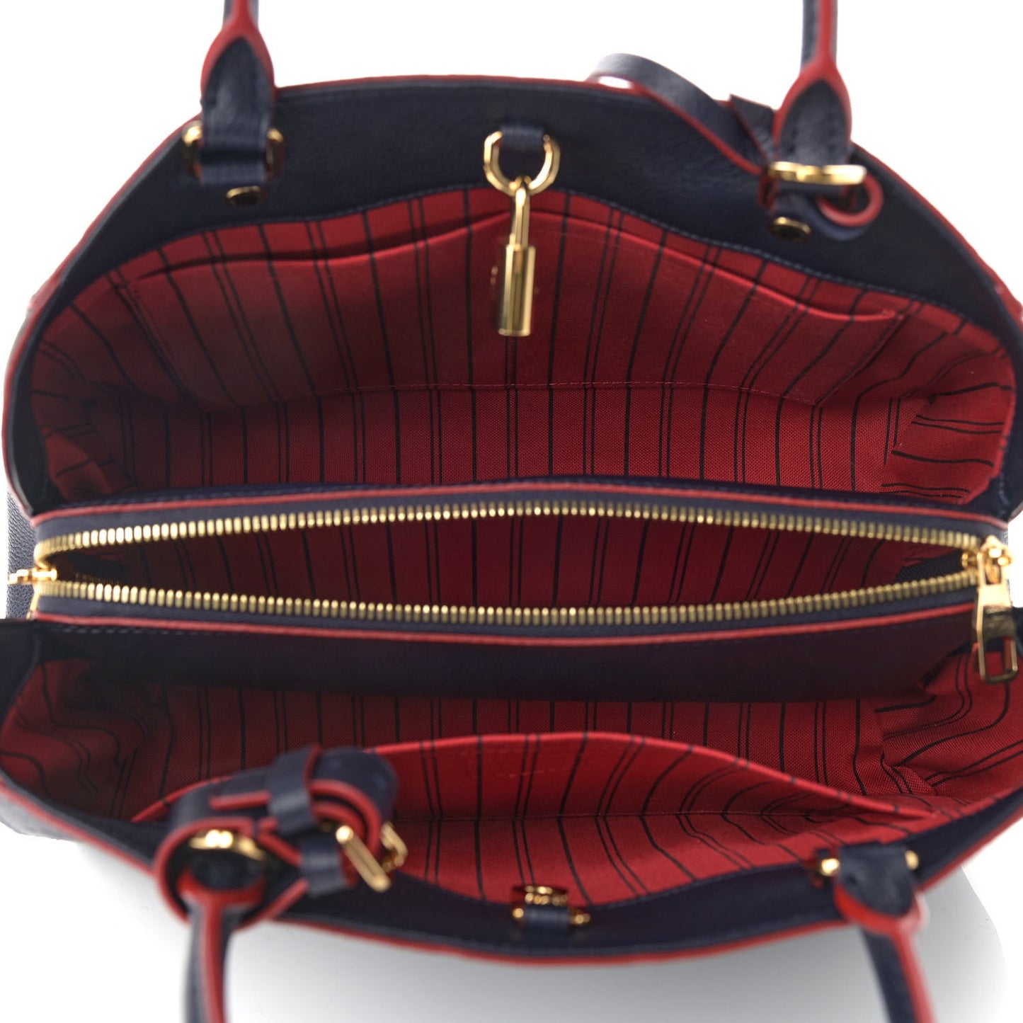 Empreinte Montaigne MM Marine Rouge