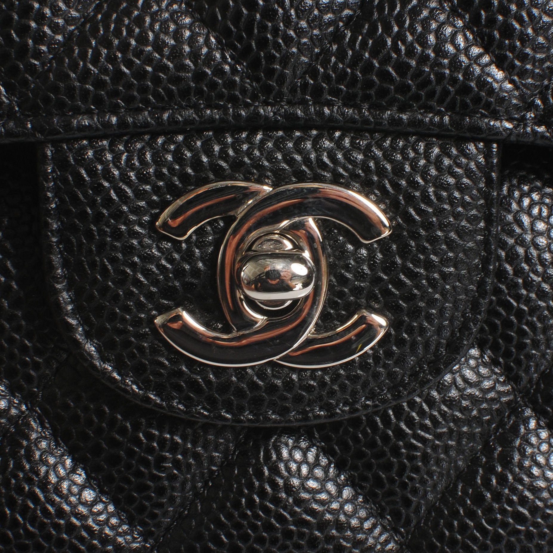 Chanel Caviar Quilted Medium Double Flap Black 5 of 11