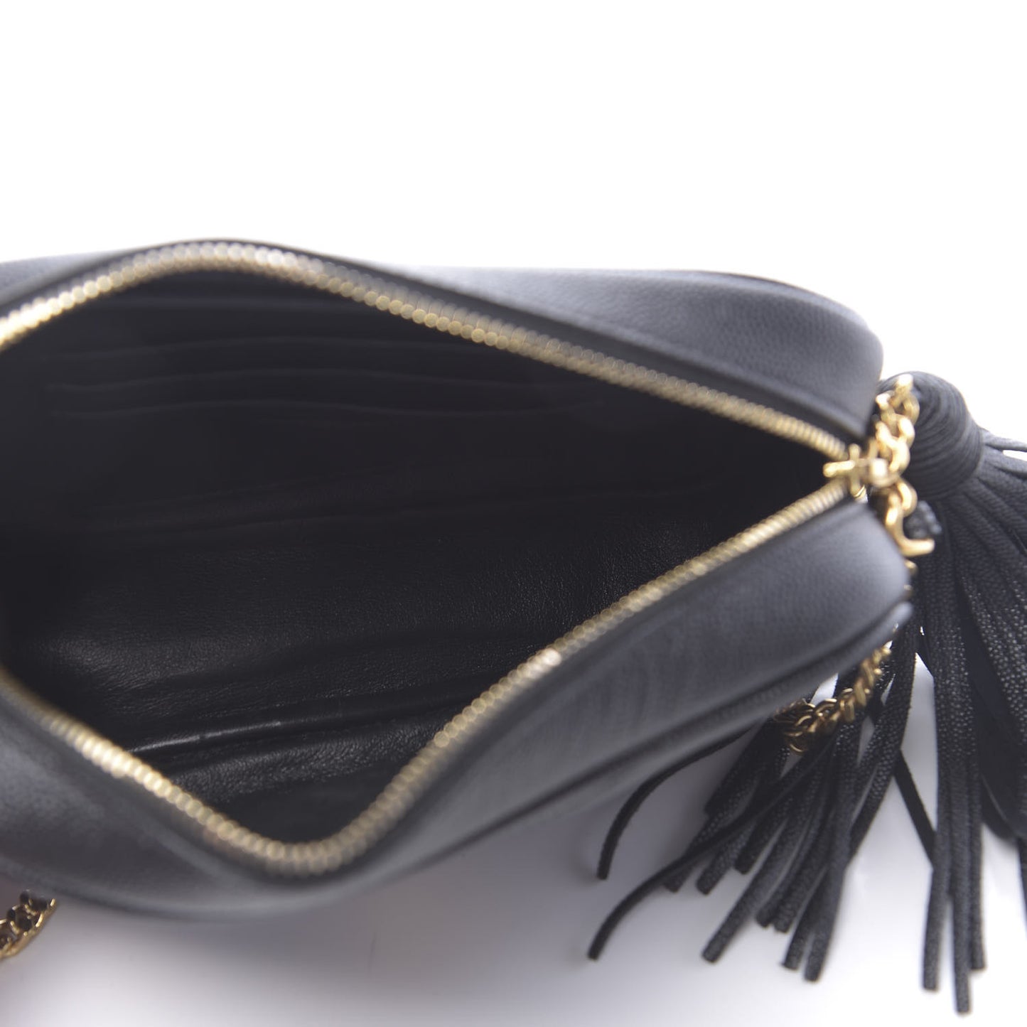 Grain De Poudre Matelasse Monogram Mini Lou Camera Bag Black