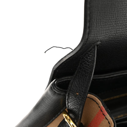 Burberry Derby Calfskin House Check Small Camberley Black 11 of 19