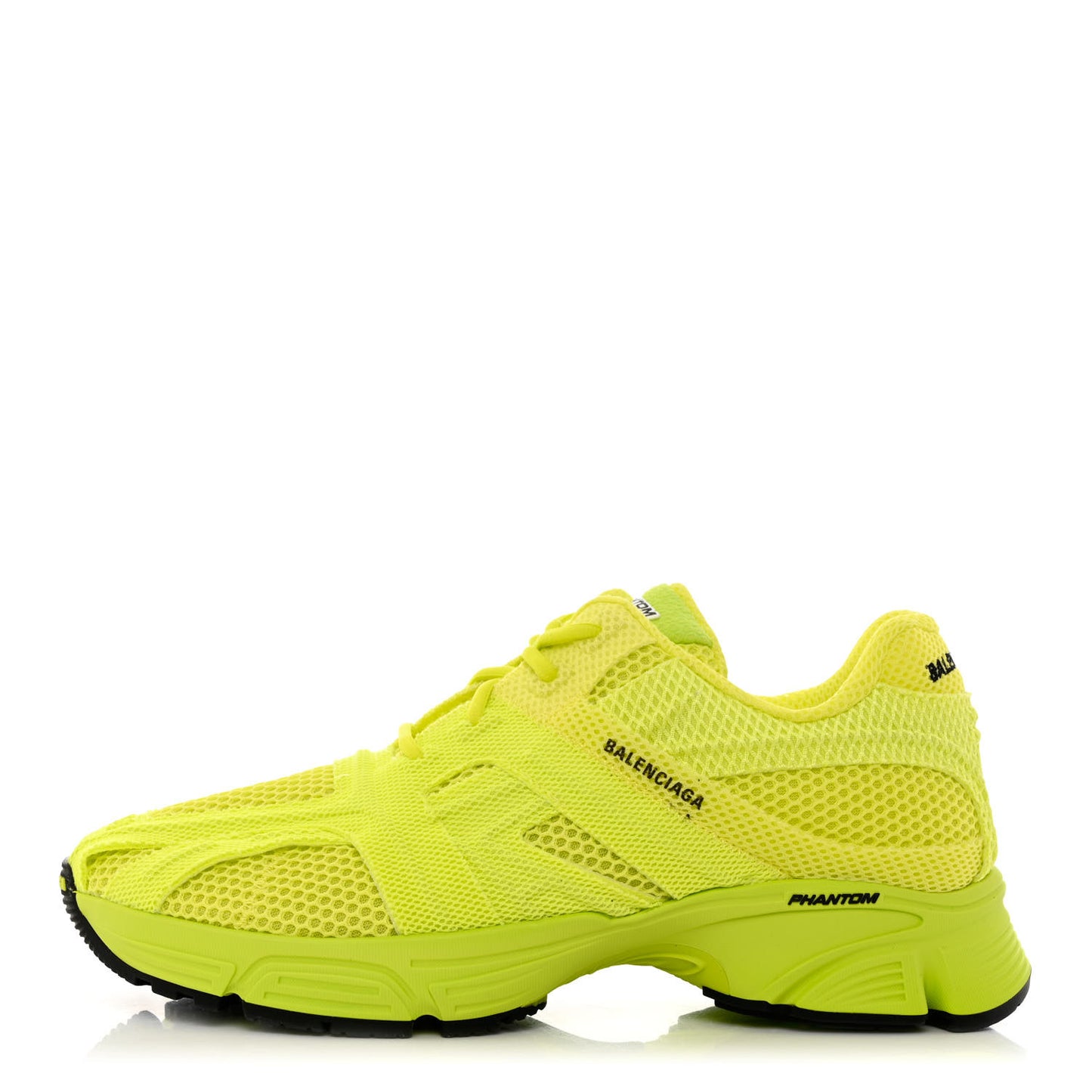 Fabric Mesh Mens Phantom Sneakers 44 Lime Black