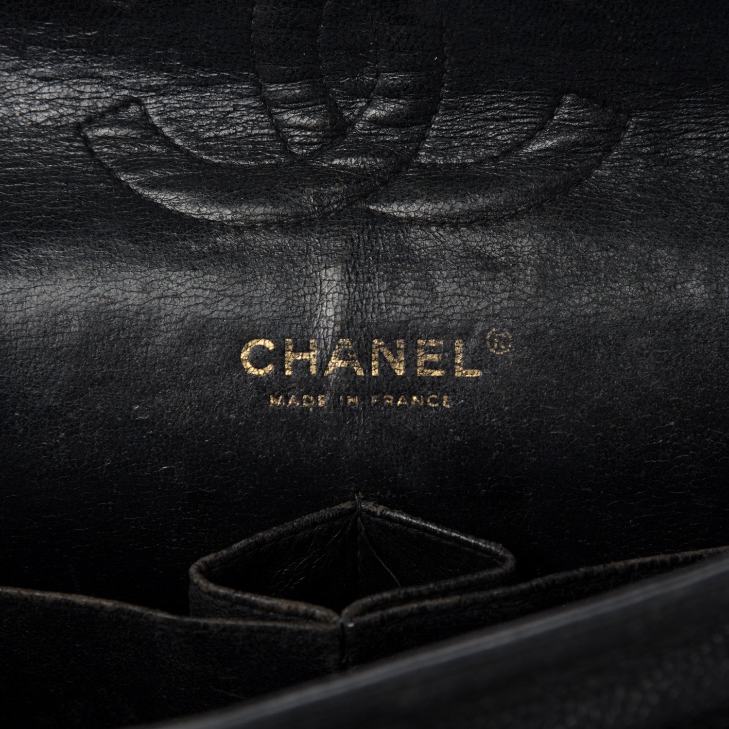 Chanel Caviar Quilted Medium Double Flap Black 12 of 13