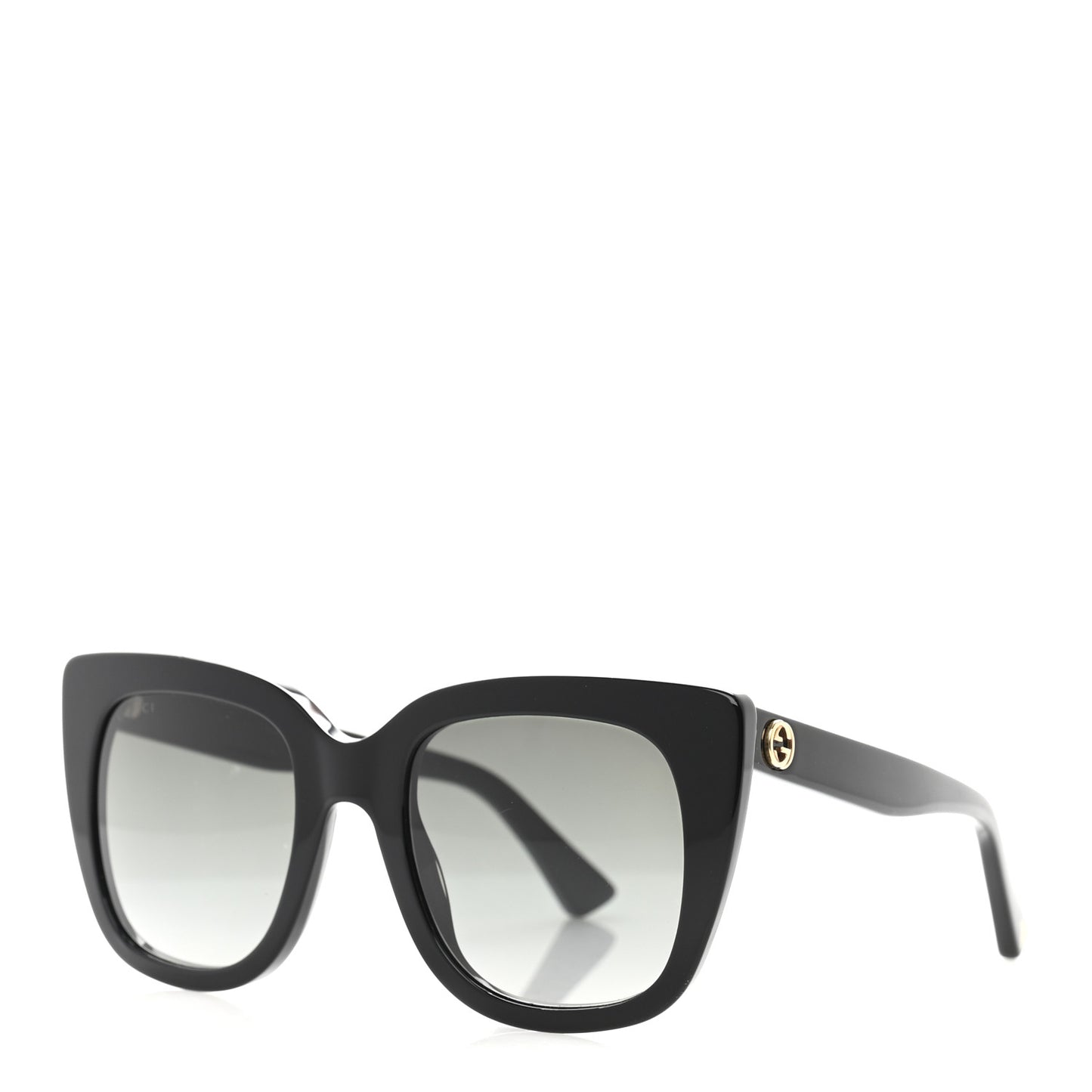 Acetate Cat Eye Sunglasses GG0163S Black