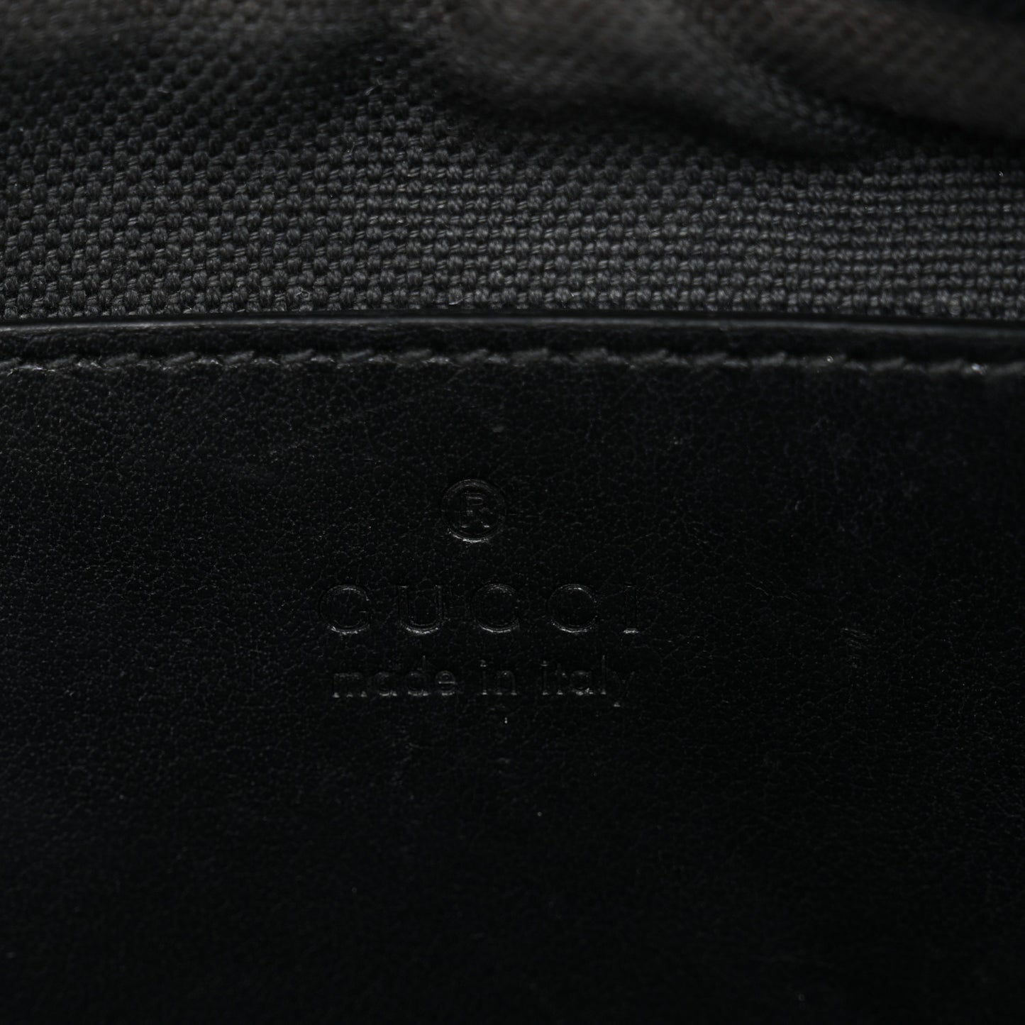 Calfskin Matelasse Monochrome Small GG Marmont Chain Shoulder Bag Black